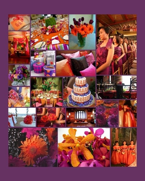 I'm relaly hooked on the purple and orange theme